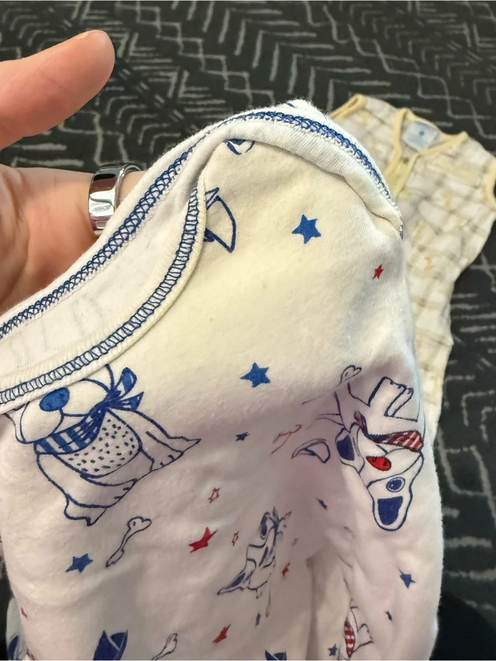 Baby boy sleep sack set